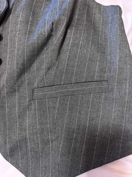 A NEW DAY pinstripe corporate chic vest - Picture 3 of 12